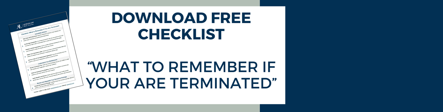 download free checklist now